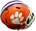 William Perry Signed Clemson Tigers Riddell Full Size Speed Replica Helmet w/The Fridge - PERREP302 - William Perry Signed Clemson Tigers Riddell Full Size Speed Replica Helmet w/The Fridge product image