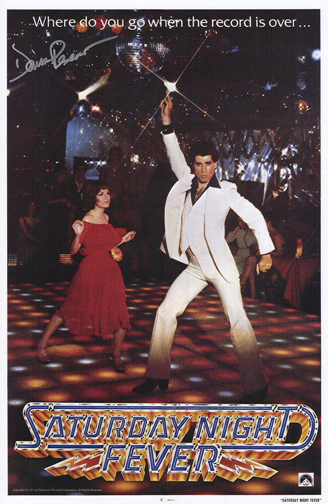 Donna Pescow Signed Saturday Night Fever 11x17 Movie Poster - (In Silver) - PESPST501 - Donna Pescow Signed Saturday Night Fever 11x17 Movie Poster - (In Silver) product image