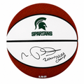 Morris Peterson Signed Michigan State Spartans Logo Brands White Logo Basketball w/2000 NCAA Champs - PETBSK200 - Morris Peterson Signed Michigan State Spartans Logo Brands White Logo Basketball w/2000 NCAA Champs product image