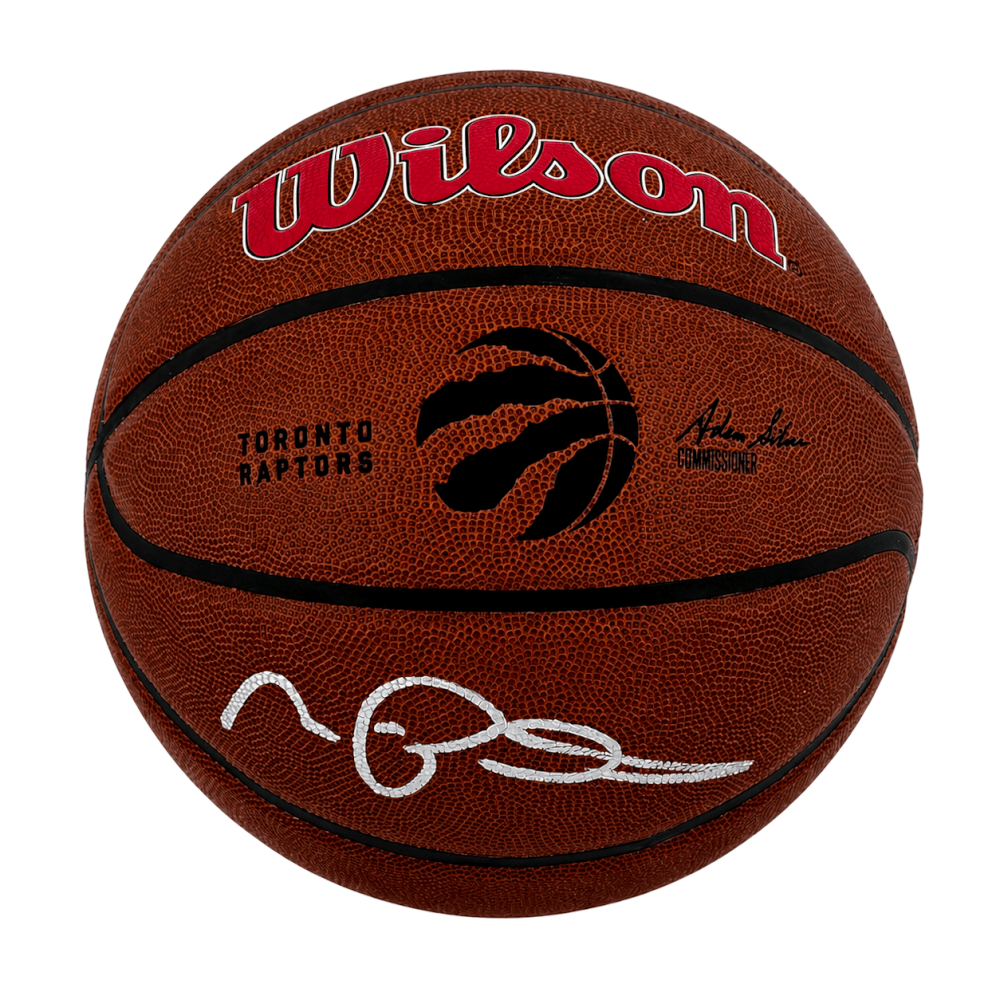 Morris Peterson Signed Toronto Raptors Logo Wilson NBA Basketball - PETBSK202 - Morris Peterson Signed Toronto Raptors Logo Wilson NBA Basketball product image