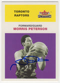 Morris Peterson Signed Toronto Raptors 2001 Fleer Platinum Basketball Trading Card #107 - PETCAR200 - Morris Peterson Signed Toronto Raptors 2001 Fleer Platinum Basketball Trading Card #107 product image