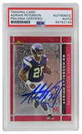 Adrian Peterson Signed Minnesota Vikings 2007 Topps Finest Football Rookie Trading Card #112 (PSA Encapsulated) - PETCAR300 - Adrian Peterson Signed Minnesota Vikings 2007 Topps Finest Football Rookie Trading Card #112 (PSA Encapsulated) product image