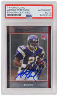 Adrian Peterson Signed Minnesota Vikings 2007 Bowman Chrome Football Rookie Trading Card #BC65 (PSA Encapsulated) - PETCAR304 - Adrian Peterson Signed Minnesota Vikings 2007 Bowman Chrome Football Rookie Trading Card #BC65 (PSA Encapsulated) product image