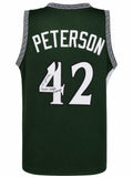 Morris Peterson Signed Green Custom College Basketball Jersey w/2000 NCAA Champs - PETJRY200 - Morris Peterson Signed Green Custom College Basketball Jersey w/2000 NCAA Champs product image