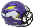 Adrian Peterson Signed Minnesota Vikings Riddell Speed Mini Helmet (Beckett) - PETMIN303 - Adrian Peterson Signed Minnesota Vikings Riddell Speed Mini Helmet (Beckett) product image