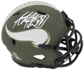 Adrian Peterson Signed Minnesota Vikings Salute to Service Riddell Speed Mini Helmet - PETMIN307 - Adrian Peterson Signed Minnesota Vikings Salute to Service Riddell Speed Mini Helmet product image