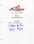 Lori Petty Signed A League Of Their Own Movie Script Cover Page w/Kit - PETOTH500 - Lori Petty Signed A League Of Their Own Movie Script Cover Page w/Kit product image