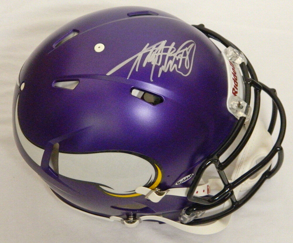 Adrian Peterson Signed Vikings Riddell Revolution Speed Authentic Pro Helmet - PETPRO301 - Adrian Peterson Signed Vikings Riddell Revolution Speed Authentic Pro Helmet product image