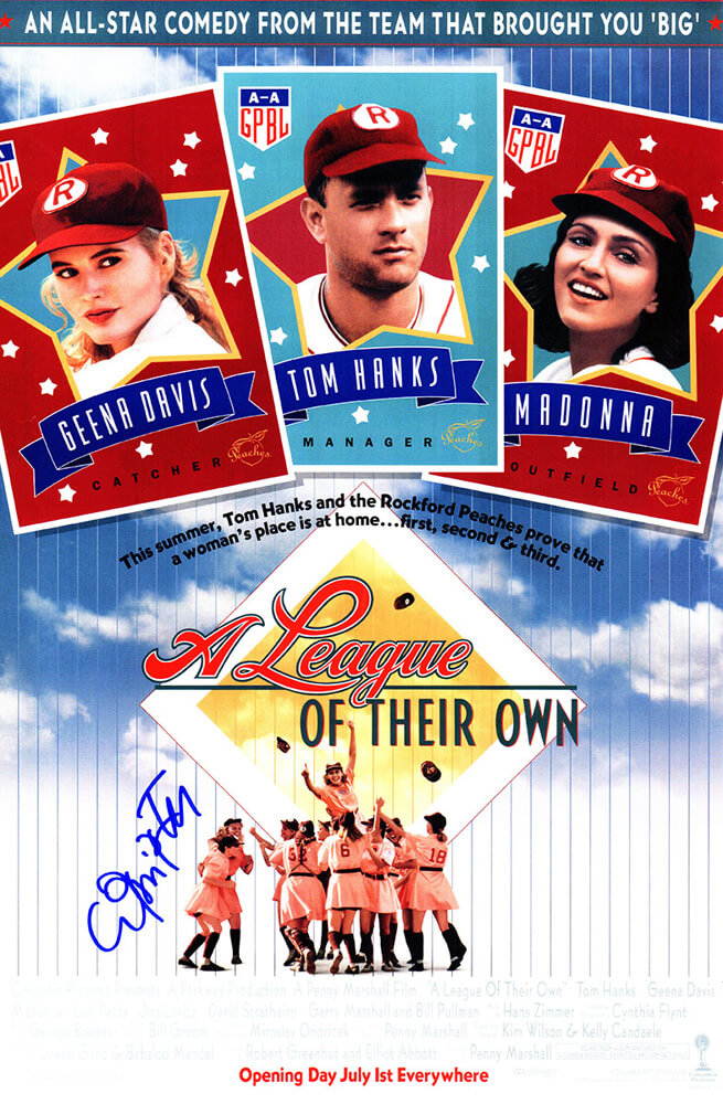 Lori Petty Signed A League Of Their Own 11x17 Movie Poster - PETPST500 - Lori Petty Signed A League Of Their Own 11x17 Movie Poster product image