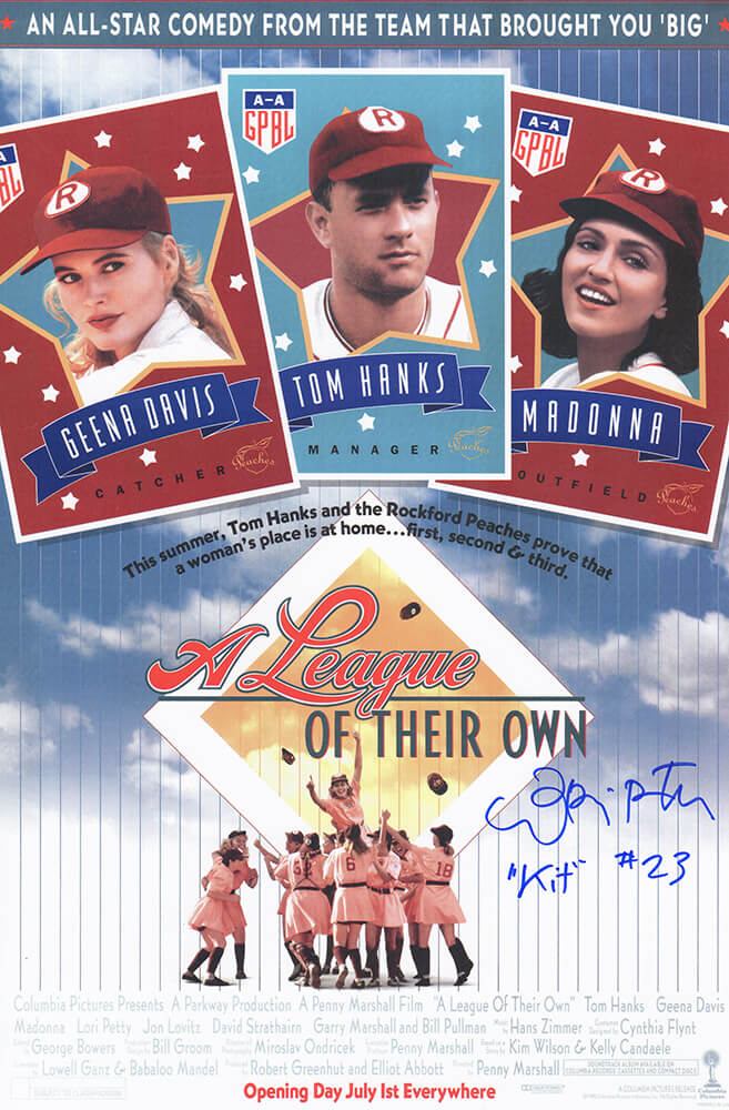 Lori Petty Signed A League Of Their Own 11x17 Movie Poster w/Kit - PETPST503 - Lori Petty Signed A League Of Their Own 11x17 Movie Poster w/Kit product image