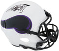 Adrian Peterson Signed Minnesota Vikings Lunar Eclipse White Matte Riddell Full Size Speed Replica Helmet - PETREP307 - Adrian Peterson Signed Minnesota Vikings Lunar Eclipse White Matte Riddell Full Size Speed Replica Helmet product image