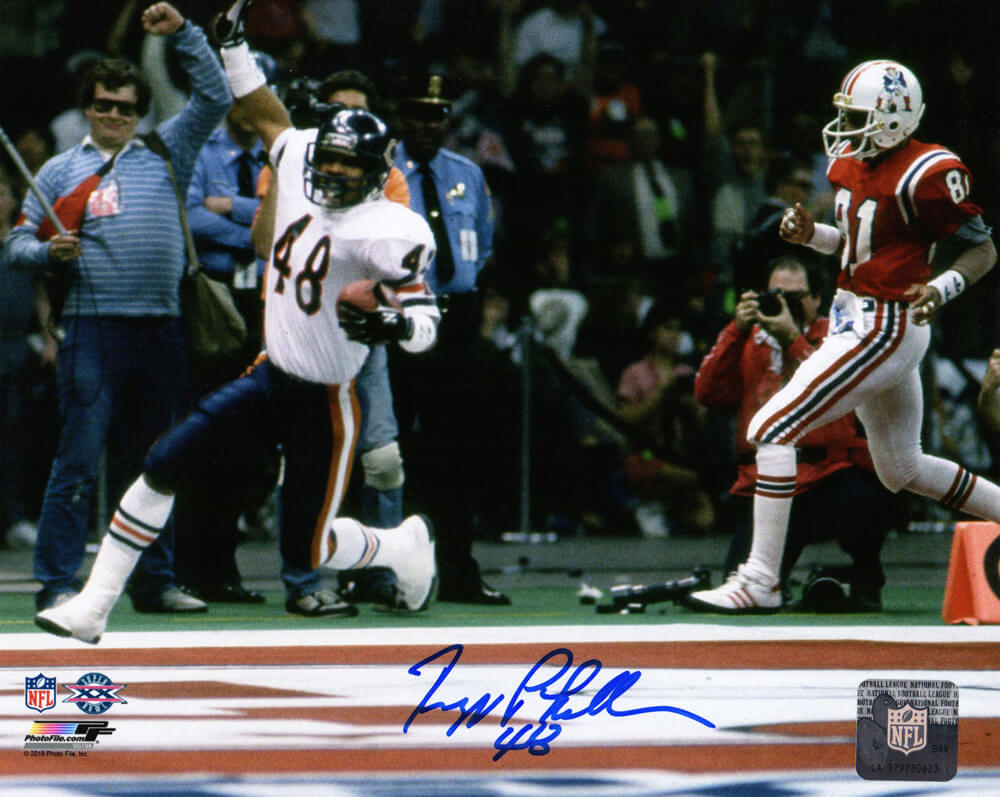 Reggie Phillips Signed Chicago Bears Super Bowl XX Interception Return Touchdown 8x10 Photo - PHI08P300 - Reggie Phillips Signed Chicago Bears Super Bowl XX Interception Return Touchdown 8x10 Photo product image