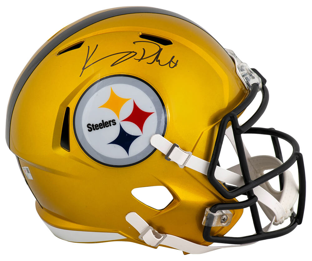Kenny Pickett Signed Pittsburgh Steelers FlASH Riddell Full Size Speed Replica Helmet - (Fanatics) - PICREP300 - Kenny Pickett Signed Pittsburgh Steelers FlASH Riddell Full Size Speed Replica Helmet - (Fanatics) product image
