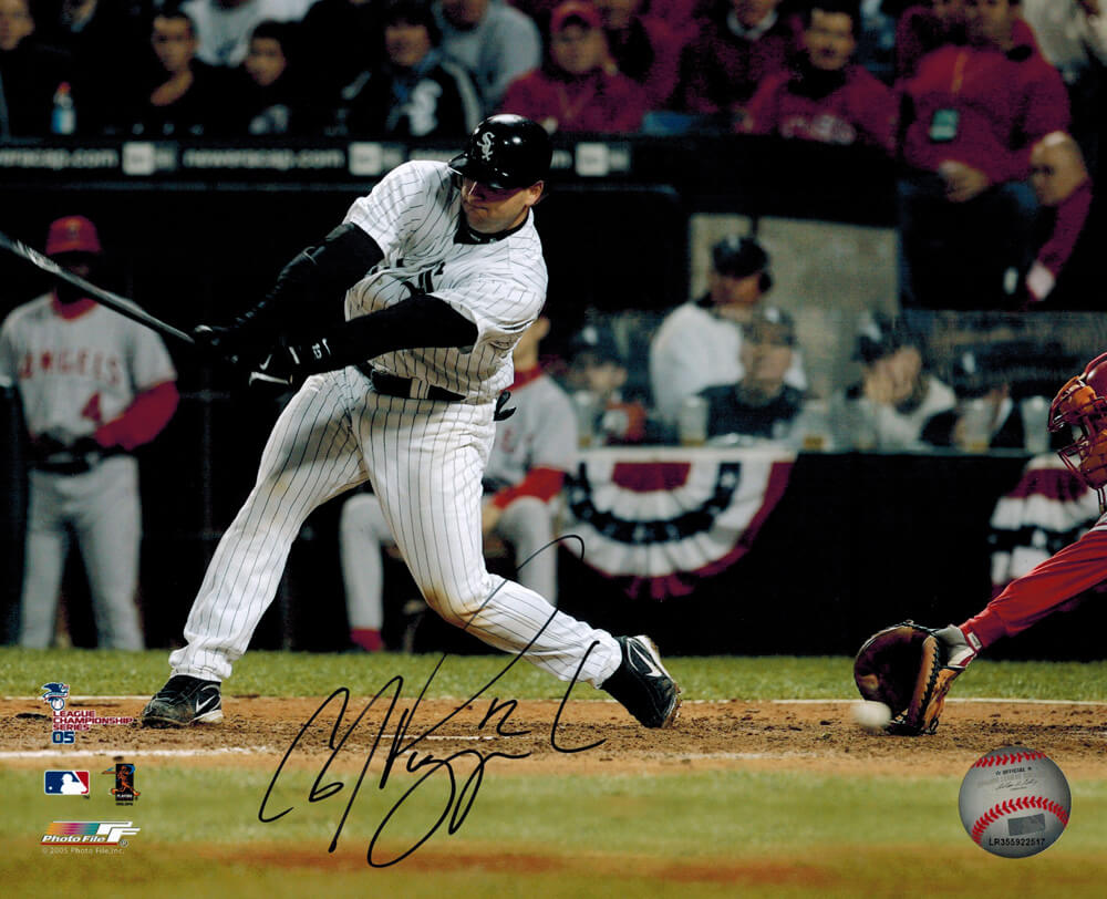 A.J. Pierzynski Autographed 2005 ALCS Drop 3rd Strike 8x10 Photo vs. Angels - PIE08P100 - A.J. Pierzynski Autographed 2005 ALCS Drop 3rd Strike 8x10 Photo vs. Angels product image
