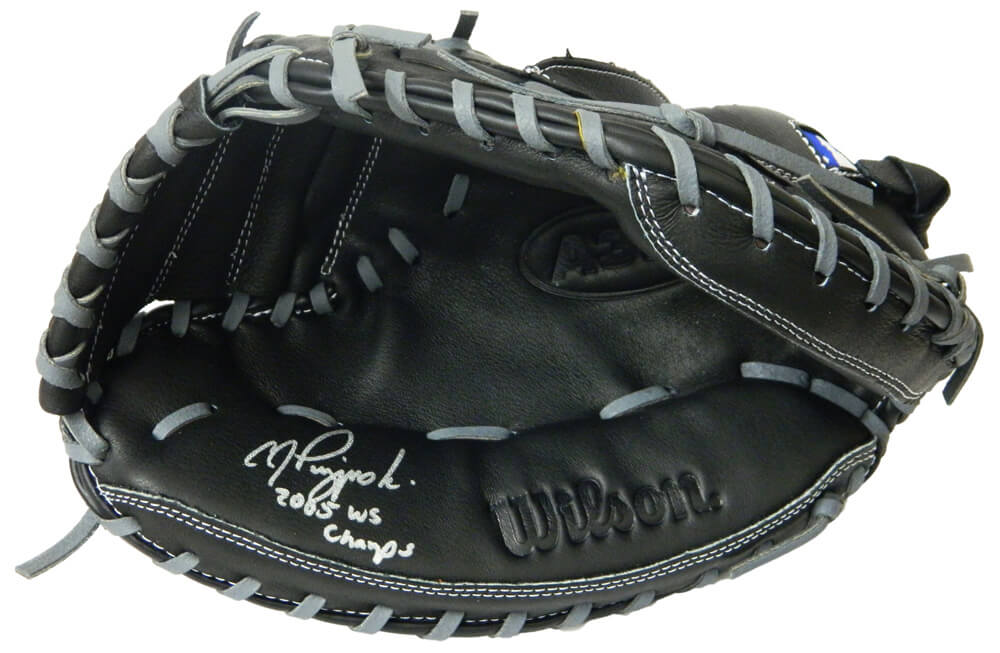 A.J. Pierzynski Signed Wilson A360 Black Baseball Catchers Glove w/2005 WS Champs - PIEGLV100 - A.J. Pierzynski Signed Wilson A360 Black Baseball Catchers Glove w/2005 WS Champs product image