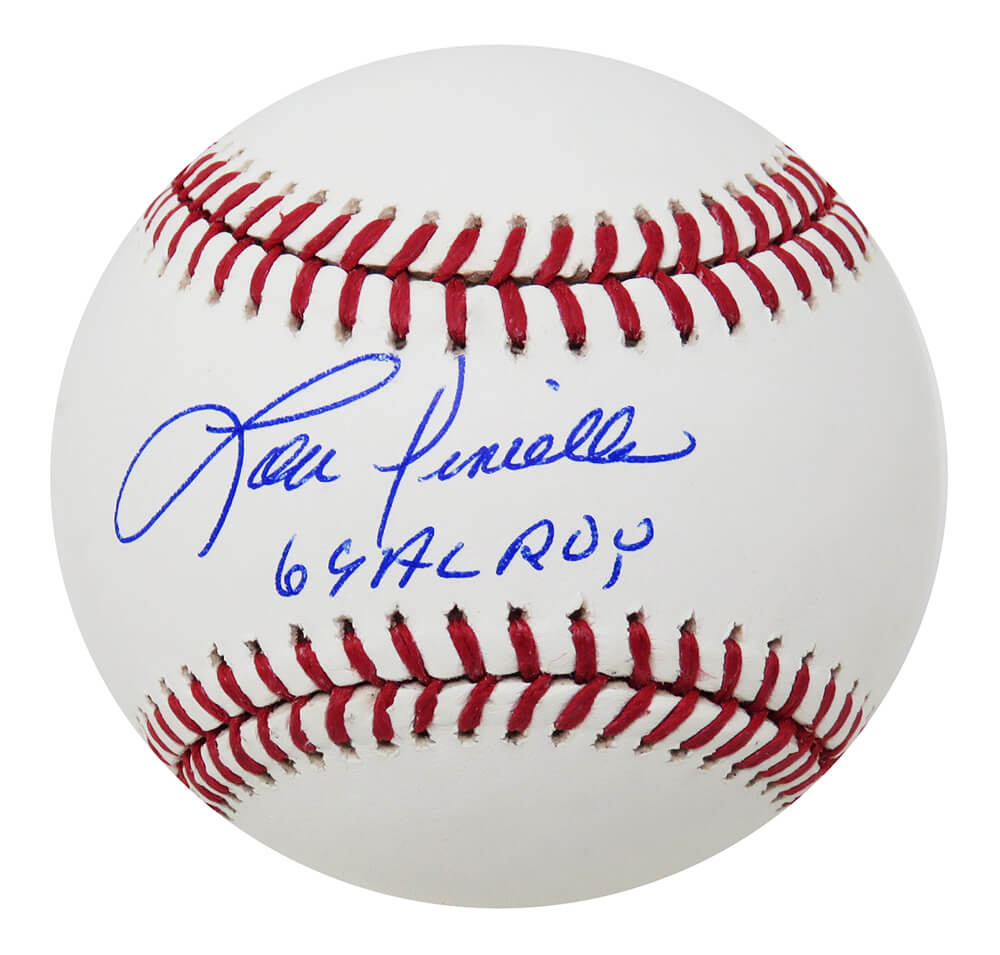 Lou Piniella Signed Rawlings Official MLB Baseball w/69 AL ROY - PINBSB101 - Lou Piniella Signed Rawlings Official MLB Baseball w/69 AL ROY product image