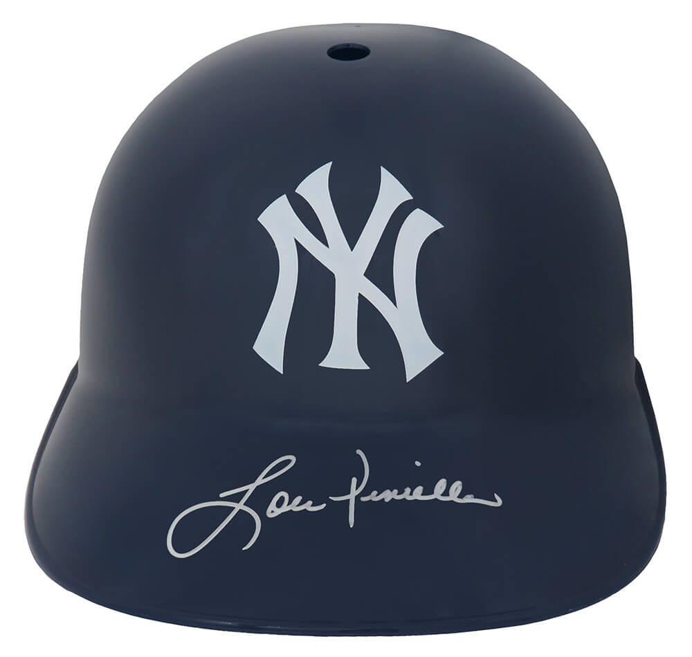 Lou Piniella Signed New York Yankees Replica Souvenir Batting Helmet - PINBTH100 - Lou Piniella Signed New York Yankees Replica Souvenir Batting Helmet product image