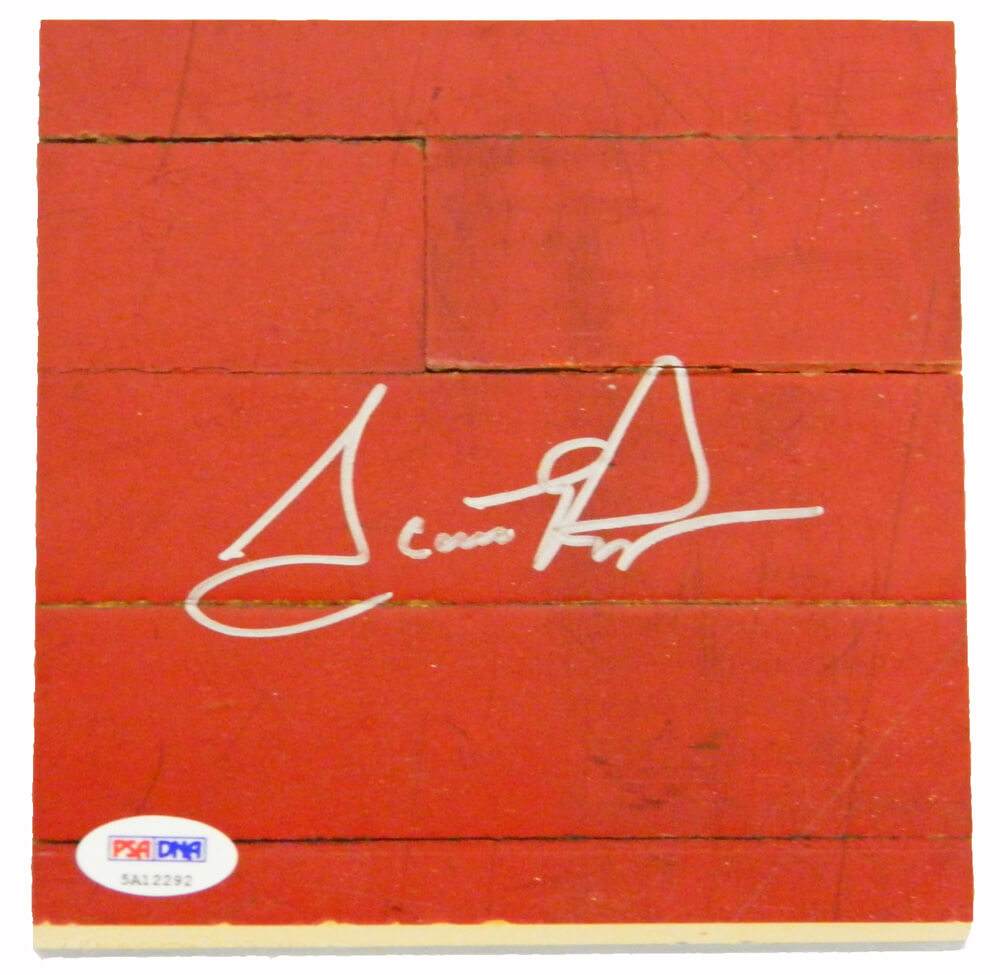 Scottie Pippen Signed Bulls Chicago Stadium Original Floor Piece - PIPFLO200 - Scottie Pippen Signed Bulls Chicago Stadium Original Floor Piece product image