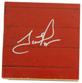 Scottie Pippen Signed Bulls Chicago Stadium Original Red Floor Piece - PIPFLO201 - Scottie Pippen Signed Bulls Chicago Stadium Original Red Floor Piece product image