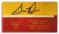 Scottie Pippen Signed Chicago Stadium 1.5 x 6 Blonde Used Floor Piece With Engraved Chicago Bulls Logo Base - PIPFLO202 - Scottie Pippen Signed Chicago Stadium 1.5 x 6 Blonde Used Floor Piece With Engraved Chicago Bulls Logo Base product image