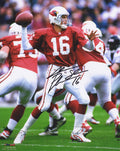 Jake Plummer Signed Arizona Cardinals Red Jersey Throwing Action 8x10 Photo w/Snake - PLU08P310 - Jake Plummer Signed Arizona Cardinals Red Jersey Throwing Action 8x10 Photo w/Snake product image