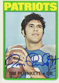 Jim Plunkett Signed New England Patriots 1972 Topps Rookie Card #65 - PLUCAR300 - Jim Plunkett Signed New England Patriots 1972 Topps Rookie Card #65 product image