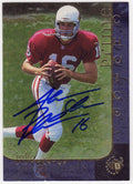 Jake Plummer Signed Arizona Cardinals 1997 Upper Deck Rookie Football Trading Card #6 w/Snake - PLUCAR331 - Jake Plummer Signed Arizona Cardinals 1997 Upper Deck Rookie Football Trading Card #6 w/Snake product image