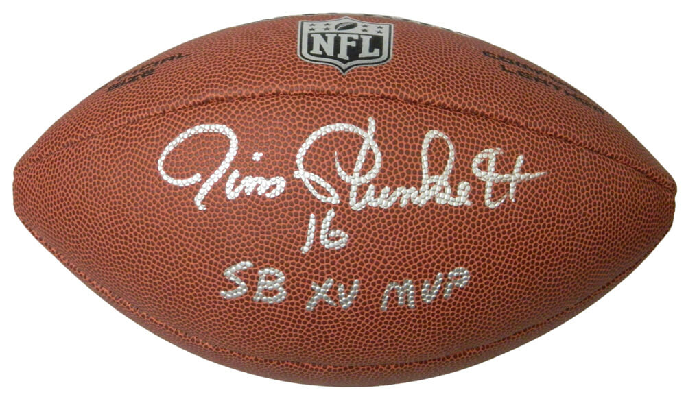 Jim Plunkett Signed Wilson Limited Full Size NFL Football w/SB XV MVP - PLUFTB300 - Jim Plunkett Signed Wilson Limited Full Size NFL Football w/SB XV MVP product image