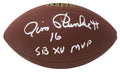 Jim Plunkett Signed Wilson Super Grip Full Size NFL Football w/SB XV MVP - PLUFTB302 - Jim Plunkett Signed Wilson Super Grip Full Size NFL Football w/SB XV MVP product image