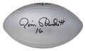Jim Plunkett Signed Wilson Duke Silver Metallic NFL Full Size Replica Football - PLUFTB303 - Jim Plunkett Signed Wilson Duke Silver Metallic NFL Full Size Replica Football product image