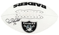 Jim Plunkett Signed Raiders Franklin White Logo Full Size Football - PLUFTB307 - Jim Plunkett Signed Raiders Franklin White Logo Full Size Football product image