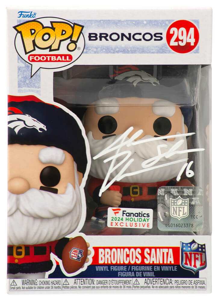 Jake Plummer Signed Denver Broncos Santa Funko Pop Doll #294 w/Snake - PLUFUN311 - Jake Plummer Signed Denver Broncos Santa Funko Pop Doll #294 w/Snake product image