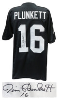 Jim Plunkett Signed Black Custom Football Jersey - PLUJRY303 - Jim Plunkett Signed Black Custom Football Jersey product image