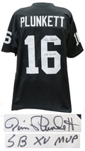 Jim Plunkett Signed Black Custom Jersey w/SB XV MVP - PLUJRY304 - Jim Plunkett Signed Black Custom Jersey w/SB XV MVP product image