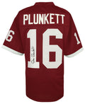 Jim Plunkett Signed Maroon Throwback Custom College Football Jersey - PLUJRY310 - Jim Plunkett Signed Maroon Throwback Custom College Football Jersey product image