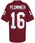 Jake Plummer Signed Red Custom Football Jersey w/Snake - PLUJRY320 - Jake Plummer Signed Red Custom Football Jersey w/Snake product image