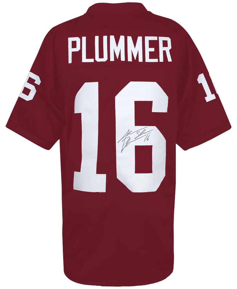 Jake Plummer Signed Red Custom Football Jersey w/Snake - PLUJRY320 - Jake Plummer Signed Red Custom Football Jersey w/Snake product image
