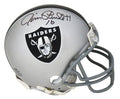 Jim Plunkett Signed Raiders Riddell Mini Helmet - PLUMIN301 - Jim Plunkett Signed Raiders Riddell Mini Helmet product image