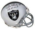 Jim Plunkett Signed Raiders Riddell Mini Helmet w/SB XV MVP - PLUMIN302 - Jim Plunkett Signed Raiders Riddell Mini Helmet w/SB XV MVP product image