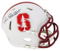 Jim Plunkett Signed Stanford Cardinals Riddell Speed Mini Helmet - PLUMIN303 - Jim Plunkett Signed Stanford Cardinals Riddell Speed Mini Helmet product image