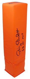 Jim Plunkett Signed Orange Endzone Football Pylon w/SB XV MVP - PLUPYL301 - Jim Plunkett Signed Orange Endzone Football Pylon w/SB XV MVP product image
