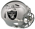 Jim Plunkett Signed Raiders Riddell Full Size Speed Replica Helmet - PLUREP306 - Jim Plunkett Signed Raiders Riddell Full Size Speed Replica Helmet product image