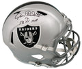 Jim Plunkett Signed Raiders Riddell Full Size Speed Replica Helmet w/SB XV MVP - PLUREP307 - Jim Plunkett Signed Raiders Riddell Full Size Speed Replica Helmet w/SB XV MVP product image