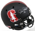 Jim Plunkett Signed Stanford Cardinals Black Schutt Full Size Replica Helmet - PLUREP309 - Jim Plunkett Signed Stanford Cardinals Black Schutt Full Size Replica Helmet product image