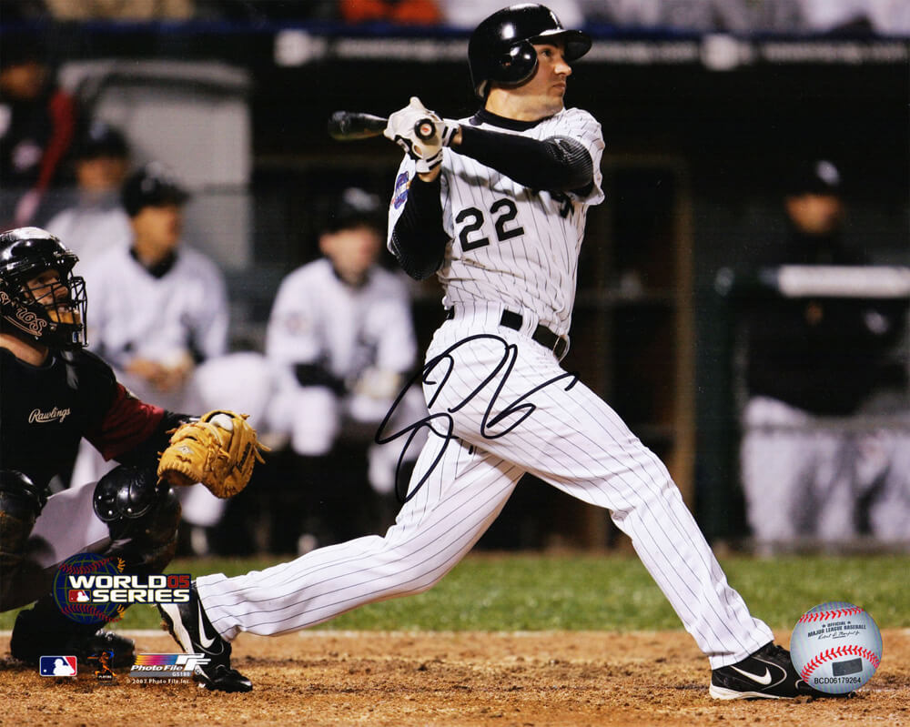Scott Podsednik Signed Chicago White Sox 2005 World Series Game 2 Walk-Off HR 8x10 Photo - POD08P102 - Scott Podsednik Signed Chicago White Sox 2005 World Series Game 2 Walk-Off HR 8x10 Photo product image