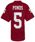 D'Angelo Ponds Signed Red Custom College Football Jersey - PONJRY300 - D'Angelo Ponds Signed Red Custom College Football Jersey product image