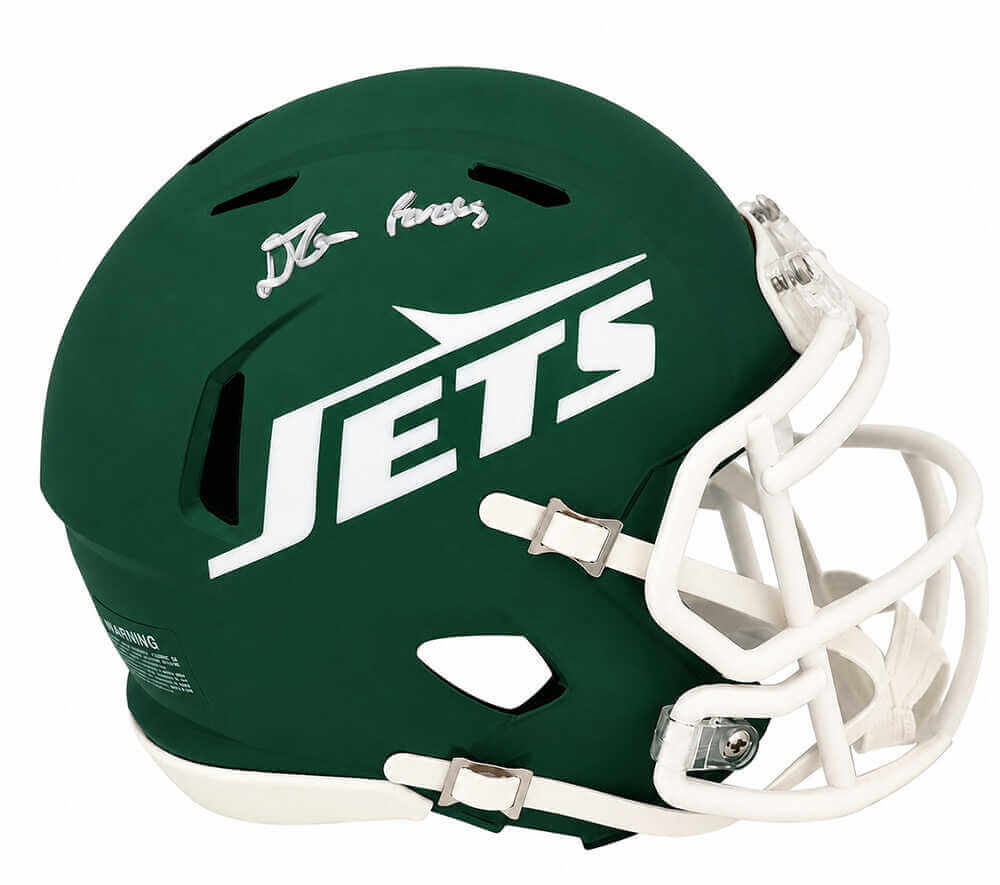 D'Angelo Ponds Signed New York Jets RAVE Riddell Speed Mini Helmet - PONMIN303 - D'Angelo Ponds Signed New York Jets RAVE Riddell Speed Mini Helmet product image