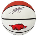 Bobby Portis Signed Arkansas Razorbacks Baden White Logo Basketball - PORBSK207 - Bobby Portis Signed Arkansas Razorbacks Baden White Logo Basketball product image