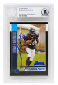 Clinton Portis Signed Denver Broncos 2002 Bowman Rookie Card #145 - (Beckett Encapsulated) - PORCAR300 - Clinton Portis Signed Denver Broncos 2002 Bowman Rookie Card #145 - (Beckett Encapsulated) product image