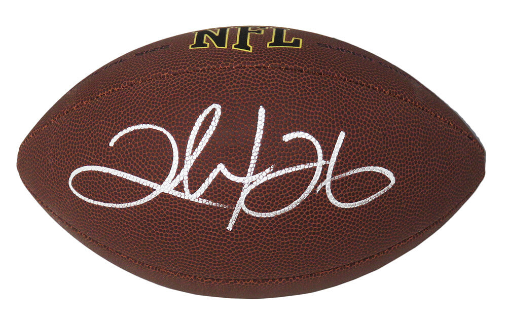 Clinton Portis Signed Wilson Super Grip Full Size NFL Football - PORFTB301 - Clinton Portis Signed Wilson Super Grip Full Size NFL Football product image